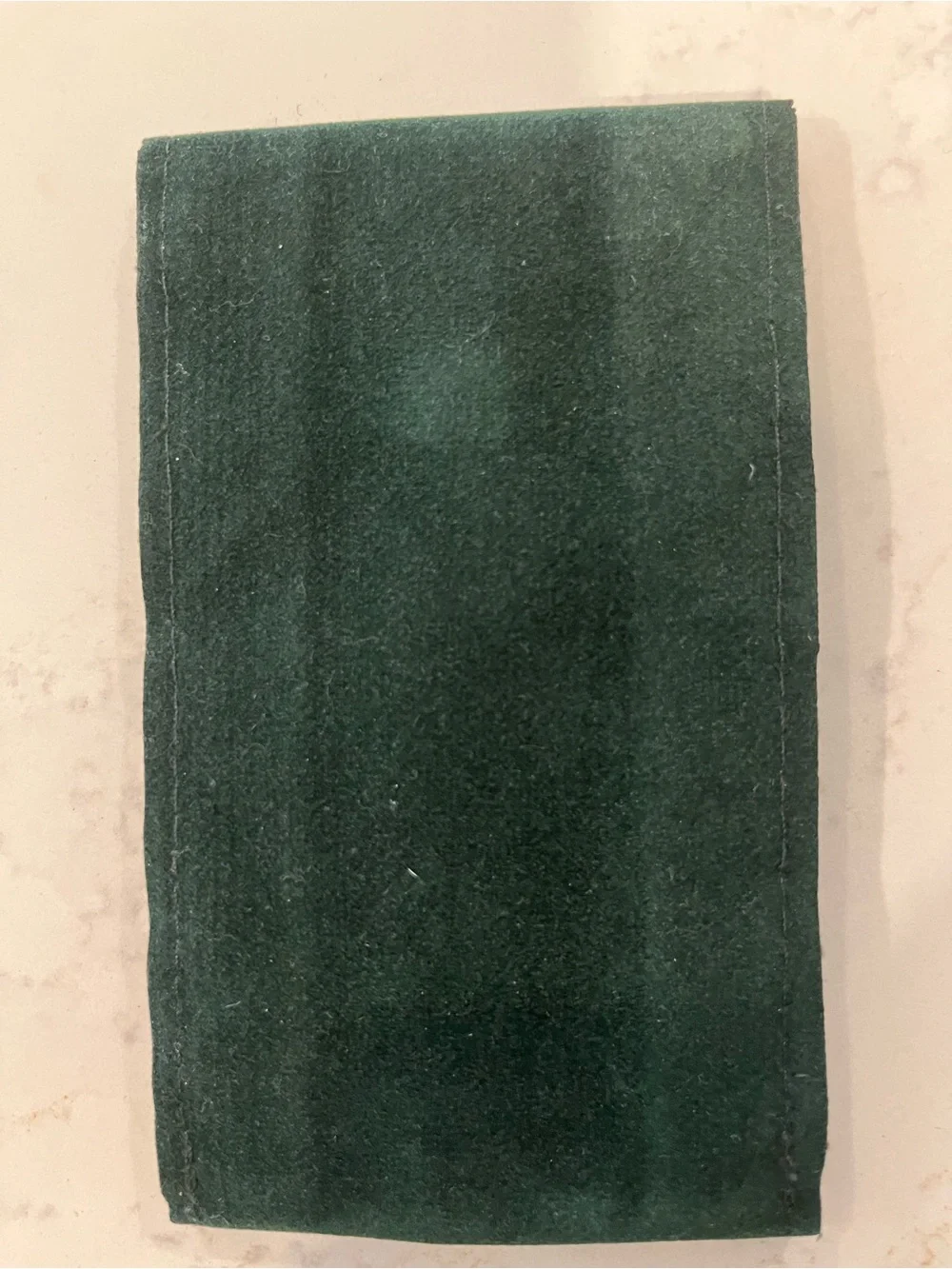 Green Watch Travel/Service Pouch with Snap Closure.